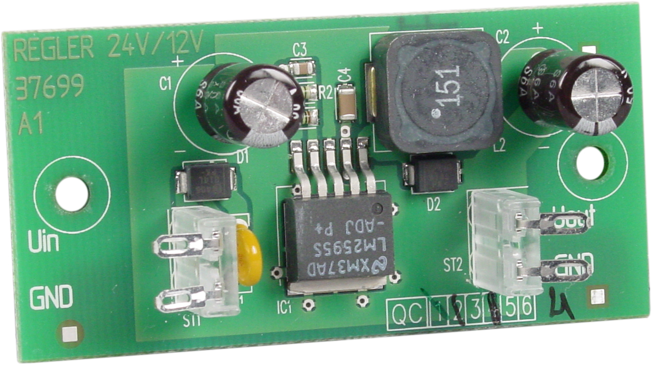 DC/DC Stabilisator-Modul 24 V DC/12 V DC (Schaltregler)