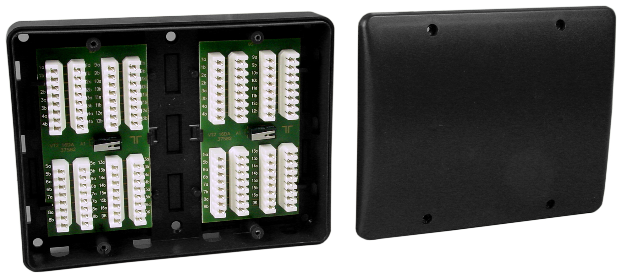 Verteiler VT2 32 DA anthrazit LSA-Plus im Gehäusetyp K30