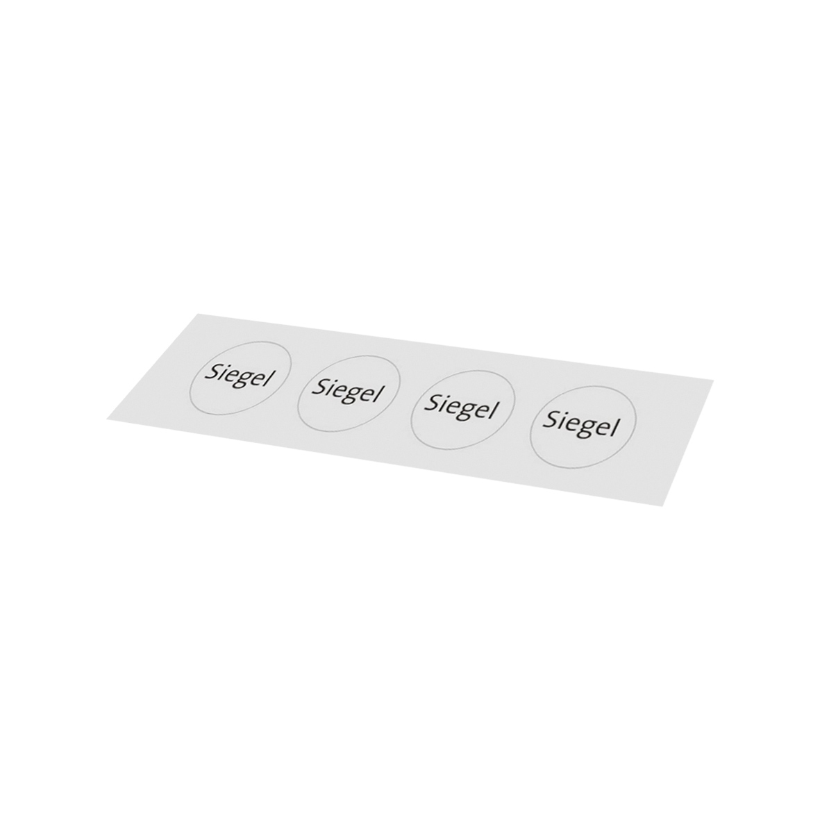 Siegelaufkleber SA-4 -RAL 9016 Verkehrsweiß- (VE 100 St.)