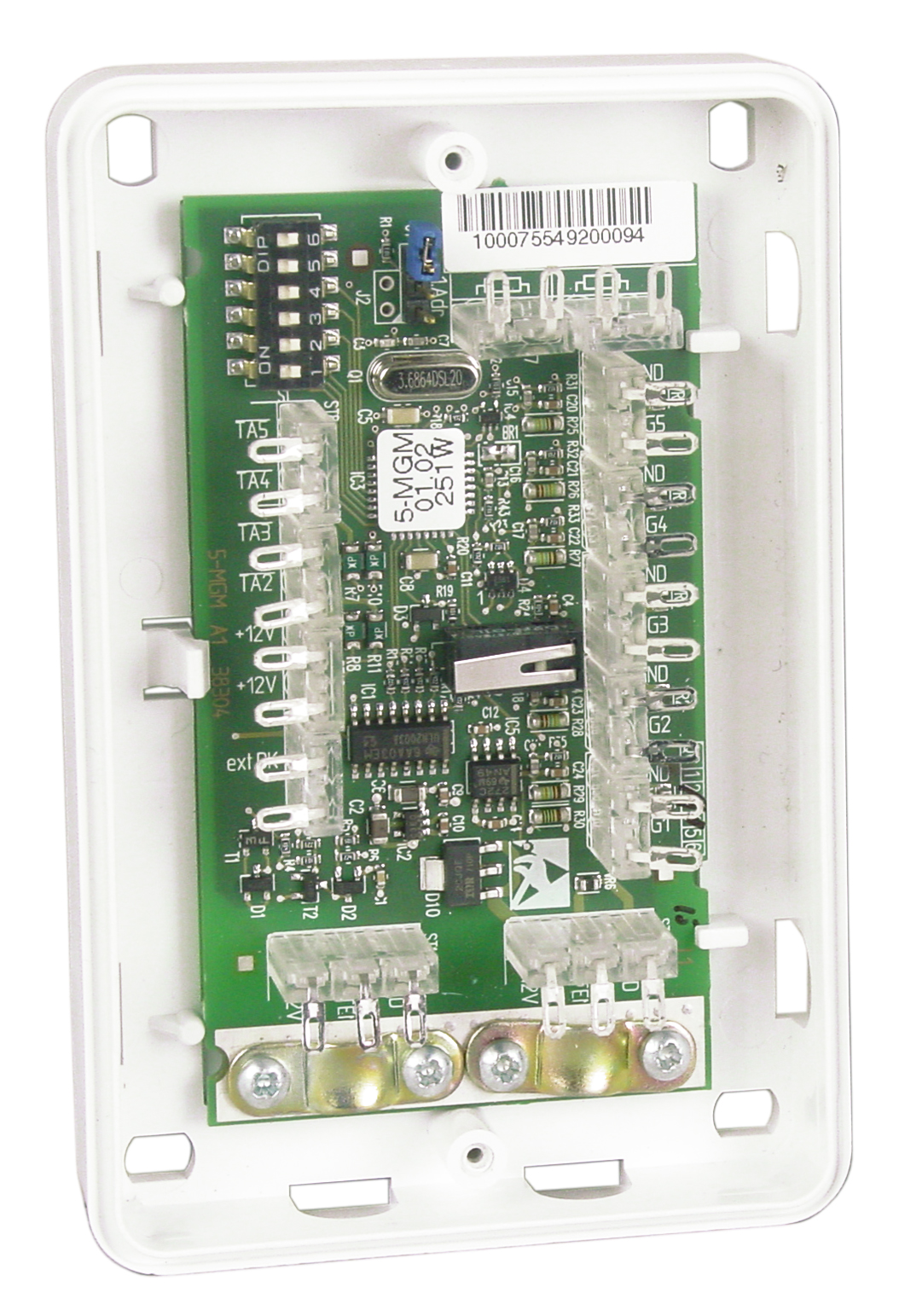 Meldergruppenmodul 5-MGM aP BUS-1 im Gehäusetyp K20