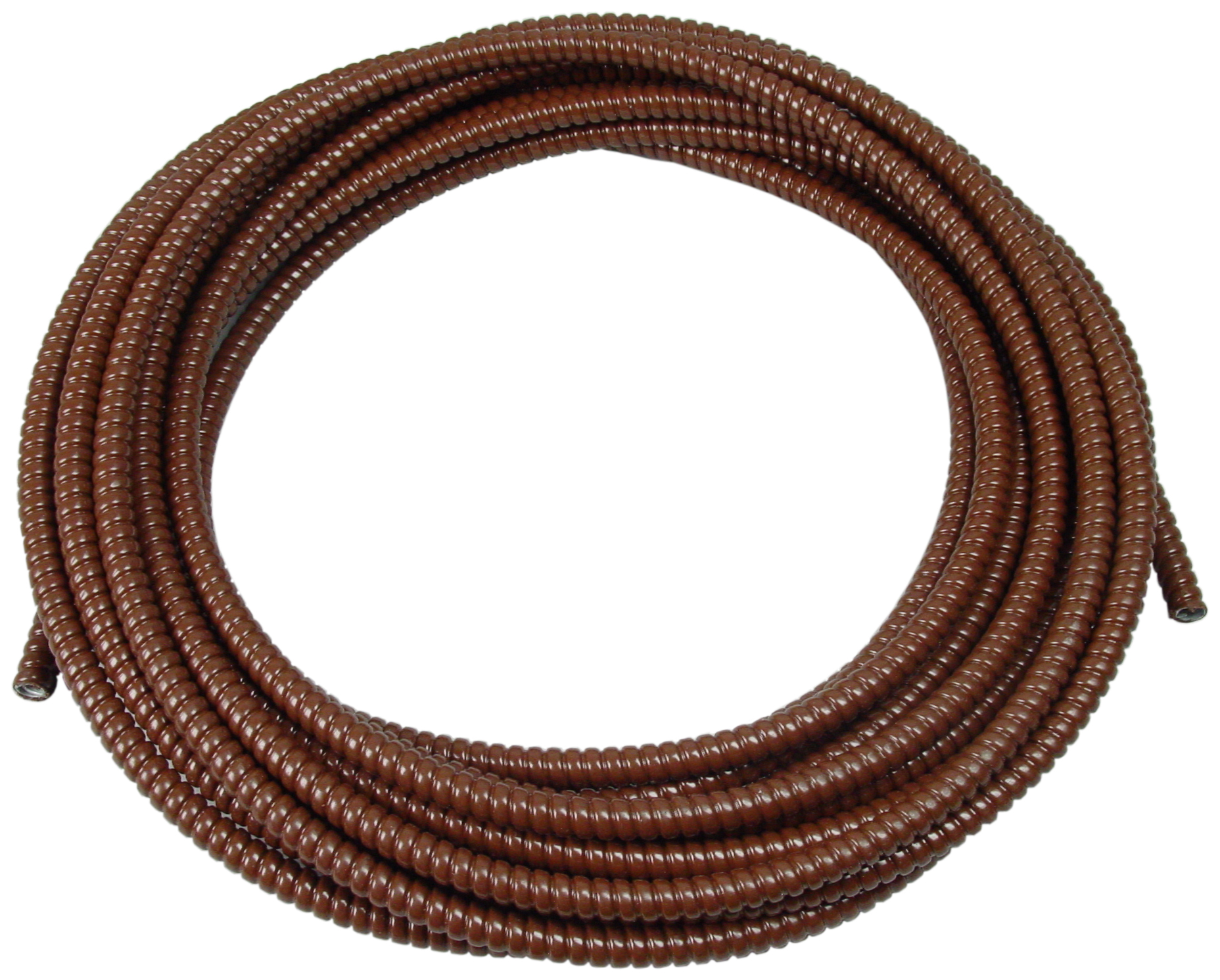Metallschutzschlauch braun SPR-PVC AD9 (VE 10m)