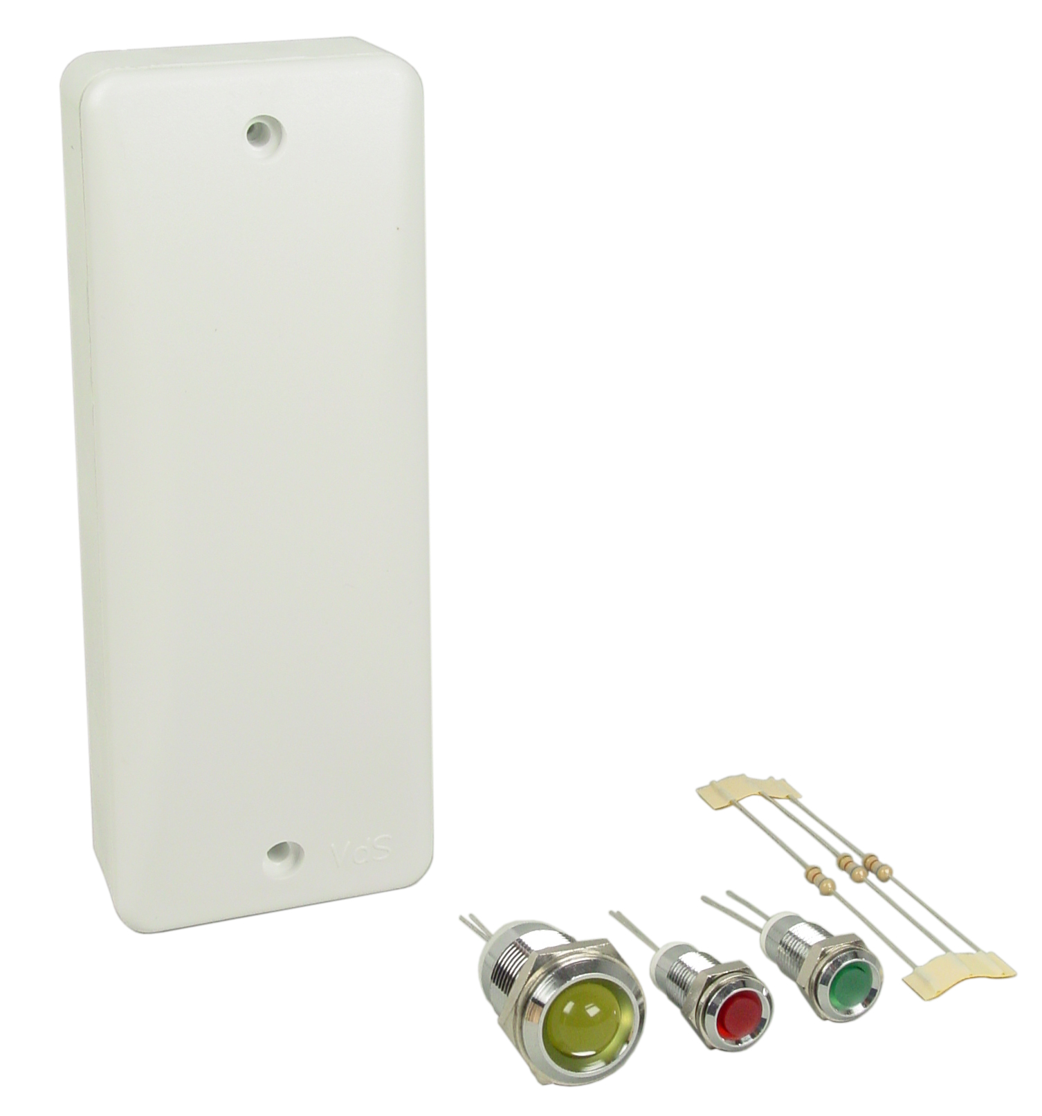 LED-Anzeige 3-fach incl. VT2 16 pol. ws