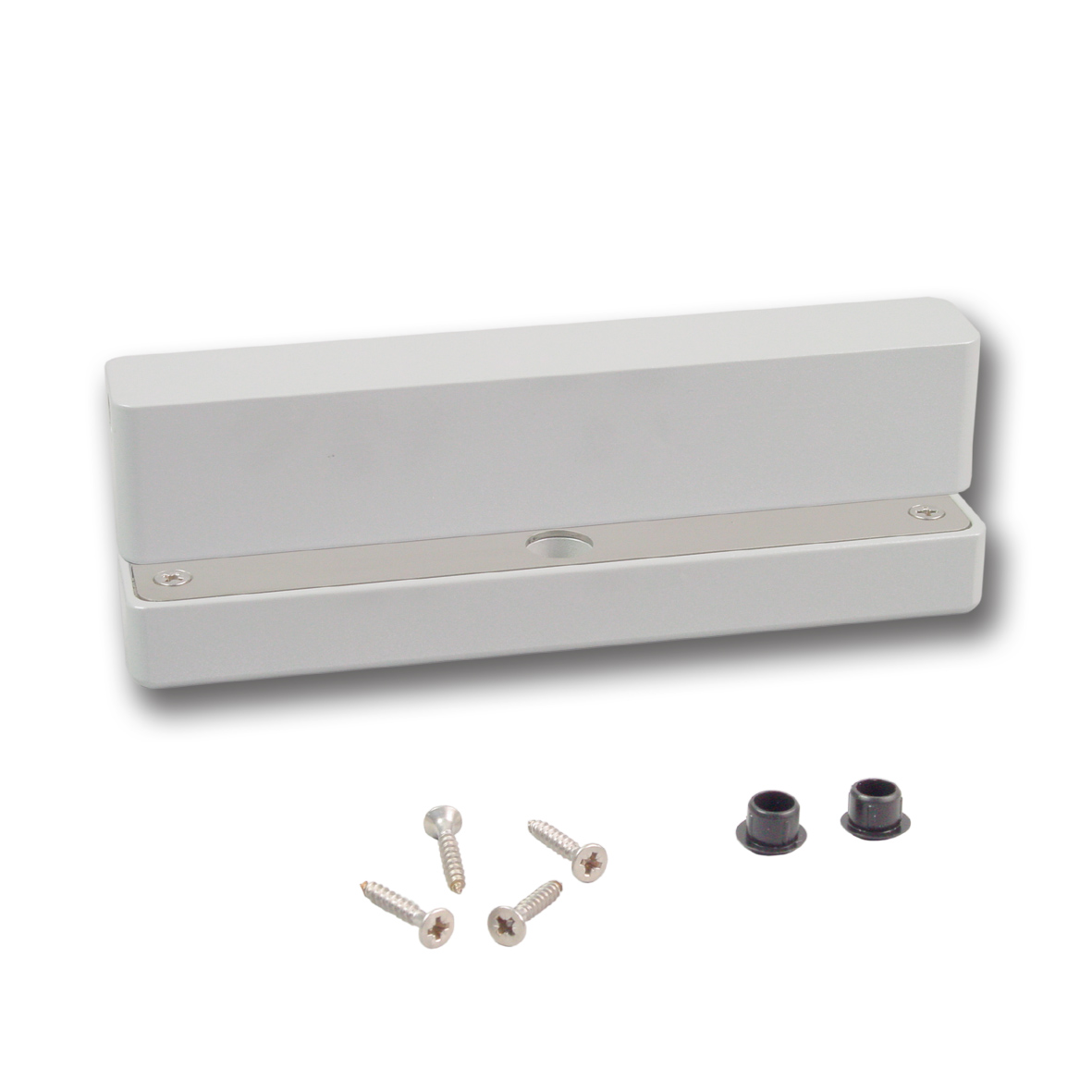 Aufbaugehäuse mit Gegenstück 8323.5 RAL 9006 weißaluminium