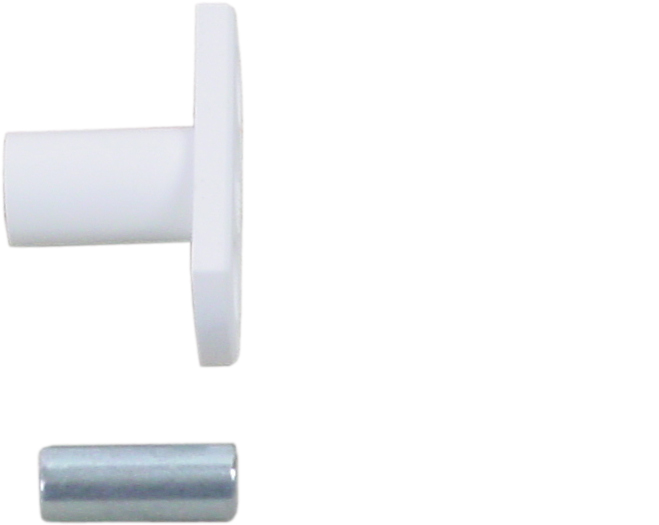 Stabmagnet mit Einbauflansch SM-EF 30 -weiß- (VE 2 St.)