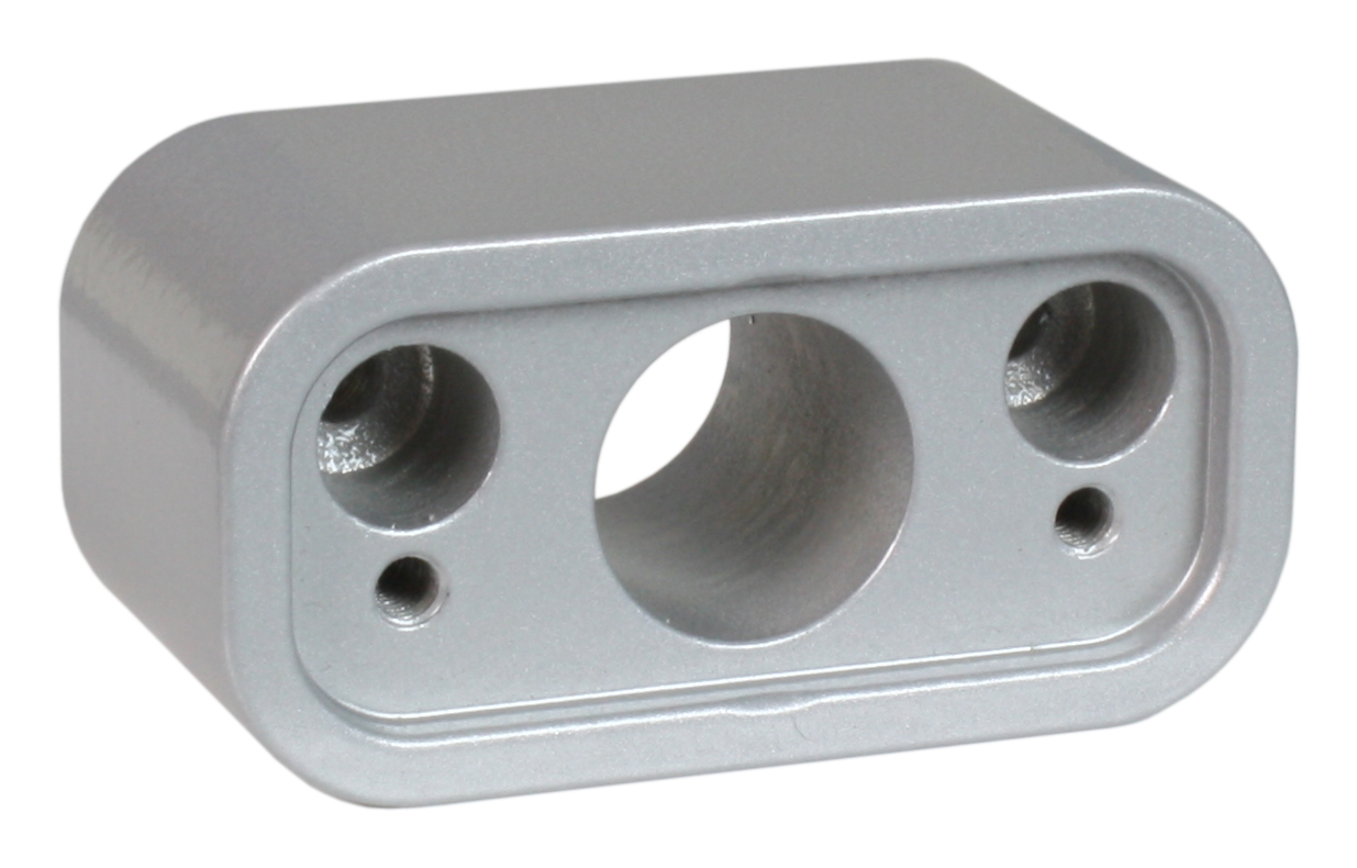Aufbaugehäuse Zargenmontage 8363.6 -RAL 9006 Weißaluminium
