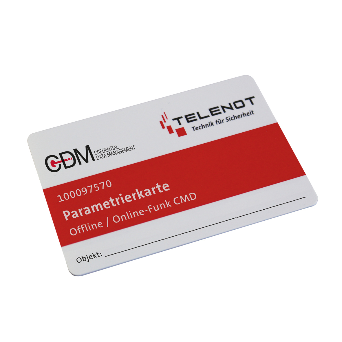Parametertransponder CDM Parametrierkarte