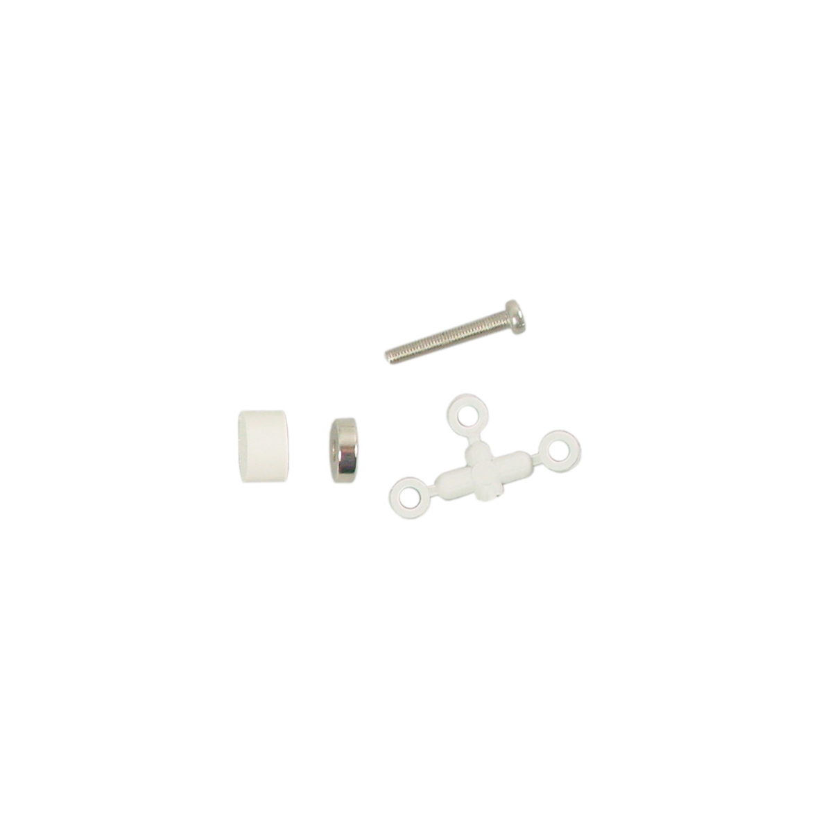 Rundmagnet weiss (10063 MD), VE 10 St.
